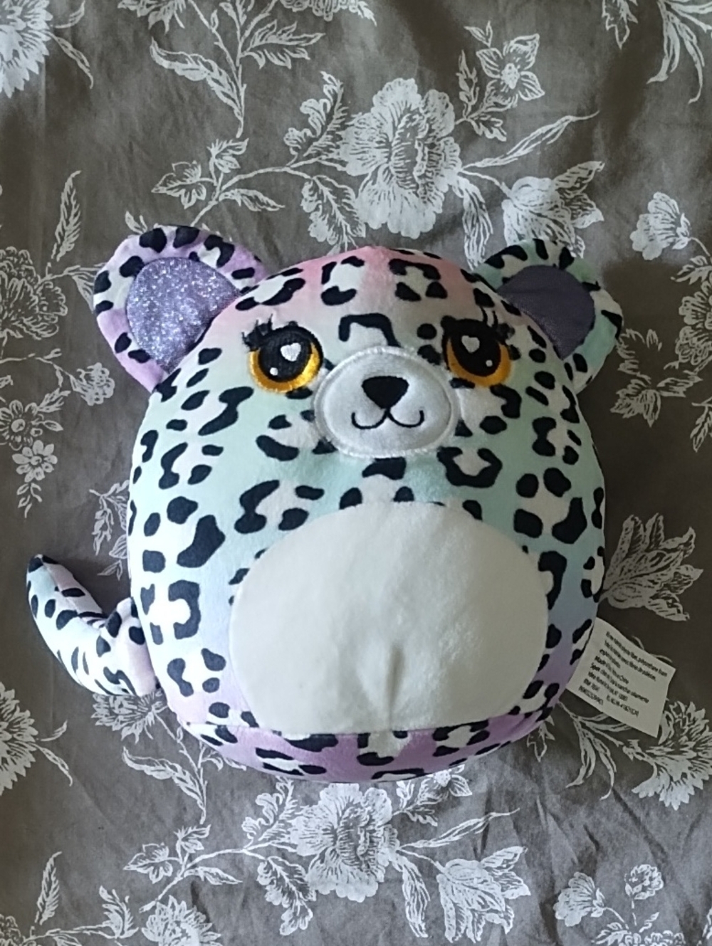 Lavender And Pink Leopard Plushie